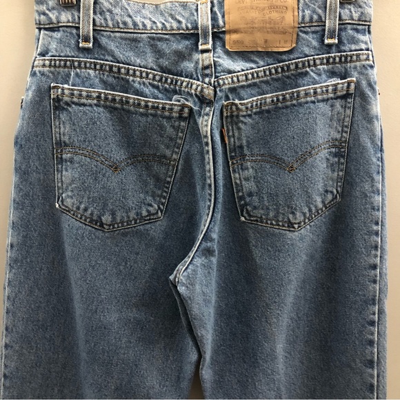 Levi’s Sz 30 VTG 950 Relax Fit Orange Tab Jeans - Picture 8 of 13